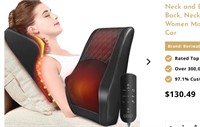 Boriwat Back Massager with Heat, Massagers