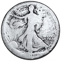 1916-S Walking Liberty Half Dollar NICELY CIRC