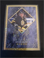 LEETCH AND BOURQUE DUAL SIDE ELITE CARD