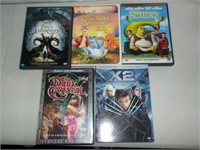 Lot of 5 DVDs