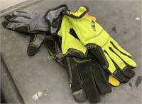 3pr Working Gloves Large