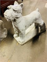 Concrete Dog Statue