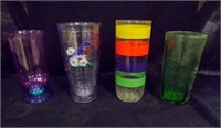 Anchor Hocking Glass Tumbler & Various other Cups