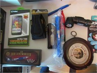 barometer,flashlight,wedding topper & misc items