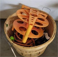 BUSHEL BASKET OF ASSORTED CORDS