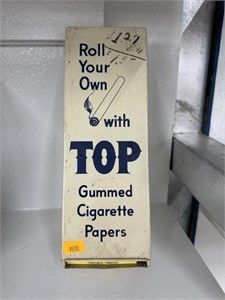 Vintage metal Top cigarette paper dispenser