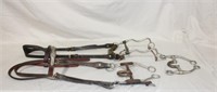 2 Headstalls with Bits & Extra Bit