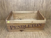 Primitive Wooden Pendleton Adv Box