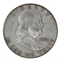USA Franklin Half Dollar 1961-S