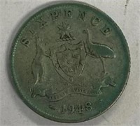 AUSTRALIA 1938 Silver Pence