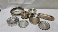 Big collection of silver plate