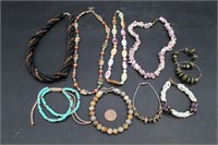 10 Pcs. Semi-Precious Stones Beaded Jewelry