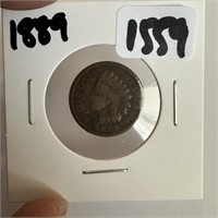 1889 INDIAN HEAD PENNY CENT