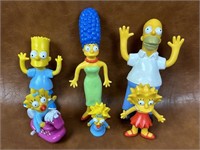 1990 The Simpsons Bendable Figrues