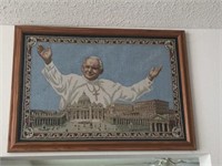Pope Pictures, Tapastry from Italy