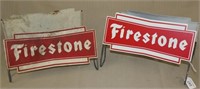 1 NOS Firestone Tire stand & 1 used Firestone Tire