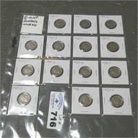 (14) Buffalo Nickels w/ S Mints