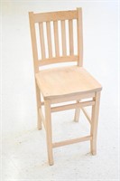 BROWN MAPLE "MINI MISSION" BAR CHAIR