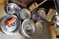 asstd piles of cookware & bakeware, buyer must