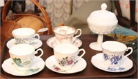 5 sets English bone china cup/saucers and