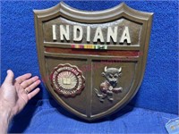 Vtg 1970s Indiana plaque (foam board)