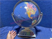 Modern 12in world globe