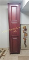 Rosewood color cabinet