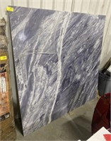 Faux Marble PVC Panel, 60x60in