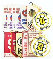 Vintage NHL Mini-Banners (10+)