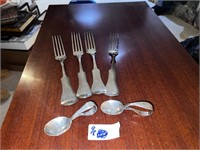 STERLING SILVER FORKS AND SPOONS