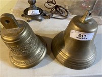 2 BRASS BELLS