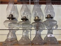 OIL LAMPS X 4