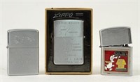Three Collectible Lighters, Zippo Vietnam, Etc.