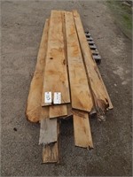 Pallet of White Oak boards; most are 10' plus L; 1