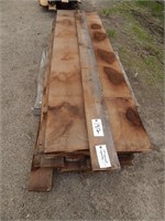 Pallet of Walnut boards; most are 7' plus long; 1"