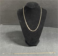 (AW) Gold Tone Necklace And Bracelet