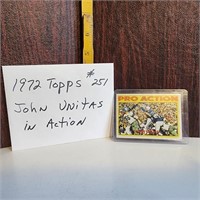 1972 Topps #251 John Unitas in Action
