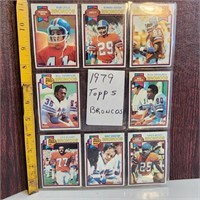 1979 Topps Bronco's Cards