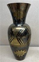 Metal flower vase decorative