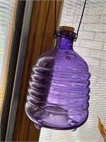 Purple Hanging Glass Lantern