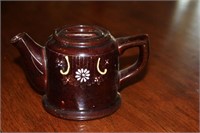 Vintage hand painted teapot