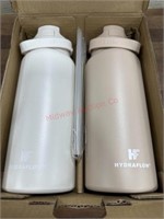 2-34 oz hydraflow stainless steel bottles