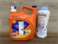 127 load laundry detergent and downy unstoppables