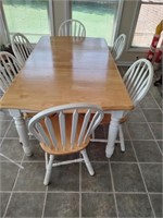 Country Style Table & 6 Chairs