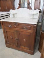 332-MARBLE TOP VICTORIAN WASHSTAND