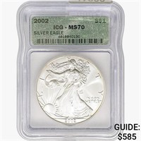 2002 Silver Eagle ICG MS70