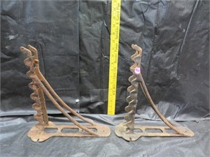 Set of Antique Cast Iron Harness Hangers
