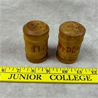 Wooden S&P Shakers