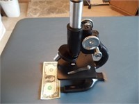 Heavy metal Spencer Buffalo Microscope has