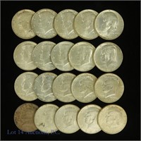 90% Silver Kennedy Half Dollars (20)